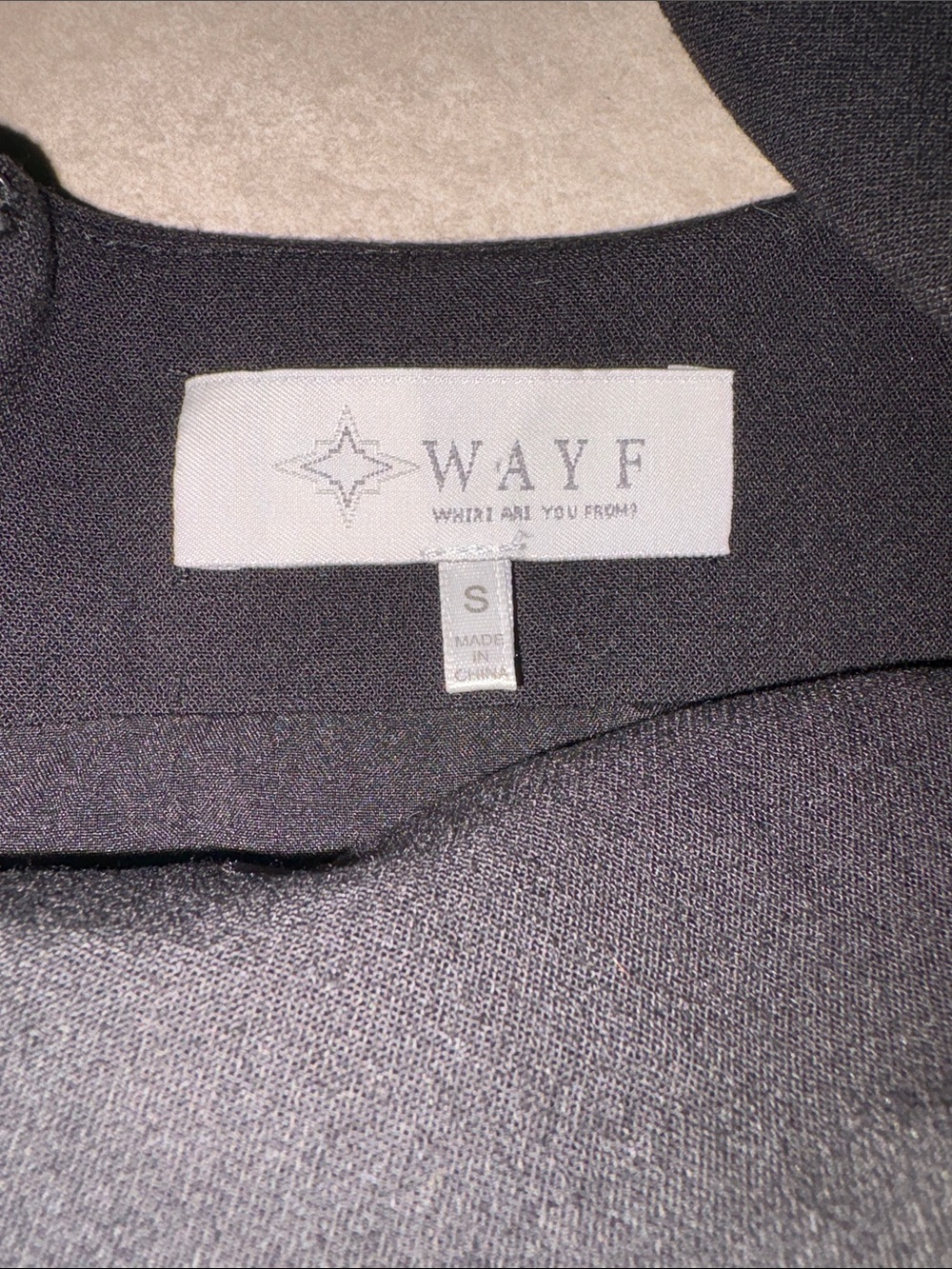 WAYF Little Black Dress With Pockets - Picture 2 of 4
